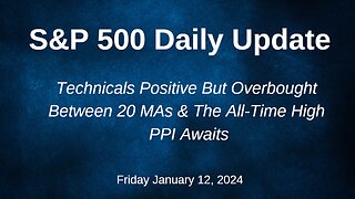 S&P 500 Daily Market Update for Friday January 12, 2024
