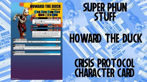 Howard the Duck - Custom Marvel Crisis Protocol Rules