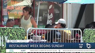 San Diego Restaurant Week begins Sunday