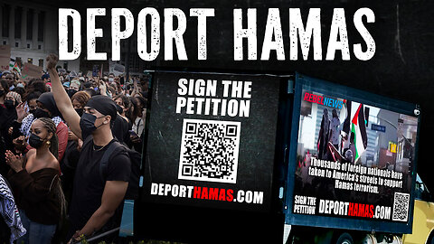 BILLBOARD TRUCK: We're taking our message to Deport Hamas to the streets of major cities!