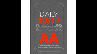 Daily Reflections – October 17 – Alcoholics Anonymous - Read Along