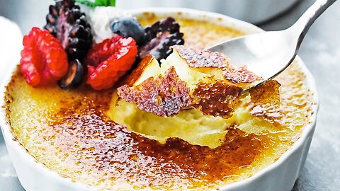 Creme Brulee Recipe Made with Real Vanilla Beans