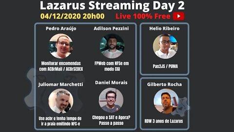 Lazarus Streaming Day 2 | Quarto dia do Evento