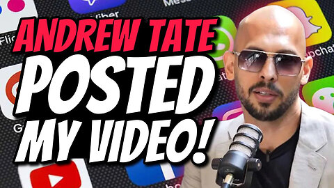 Andrew Tate posted MY video on his page - He is now a Muslim!?