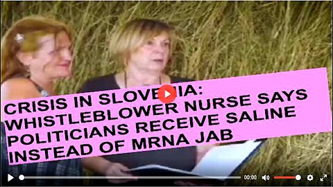 Whistleblower Nurse - "Politcians, Tycoons Receive Saline, Not mRNA BIO-WEAPON (Deleted by YouTube)