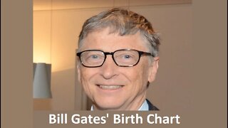 Bill Gates' Birth Chart.