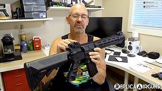 BARRA Black Ops M4 Viper MK5 AEG Airsoft Rifle Table Top Review