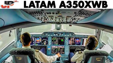 Piloting LATAM Airbus A350XWB into Milan | Cockpit Views