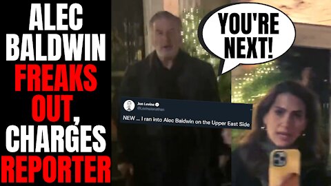 Alec Baldwin FREAKS OUT, Charges Reporter After He And Wife Delete Twitter | Rust Interview BACKLASH