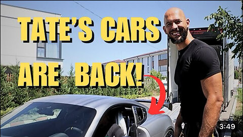 Andrew Tate Gets His Cars Back