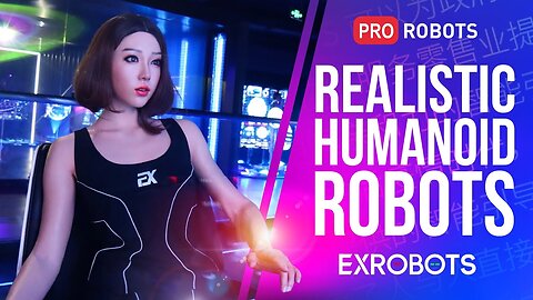 Bionic humanoid robots from EXROBOTS...