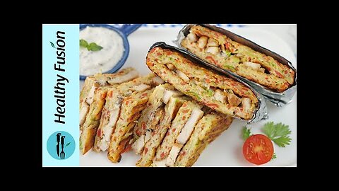 GRILLED CHICKEN KETO SANDWICH RECIPE BY HEALTHY FOOD FUSION