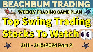 Top Swing Trading Stocks to Watch 👀 | 3/11 – 3/15/24 | BOIL MP TSLY WEAT AEHR YCL PRGO PFE & More