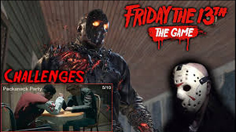 Friday the 13th the game - Gameplay 2.0 - Challenge 5 - Savini Jason