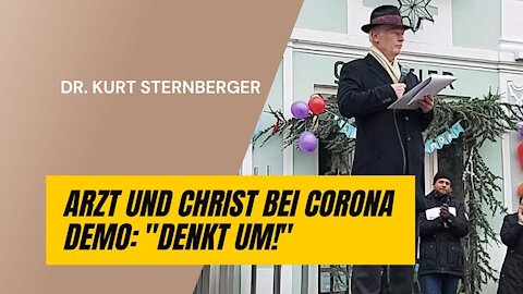 Arzt und Christ bei Corona-Demo in Hartberg: "Denkt um!"