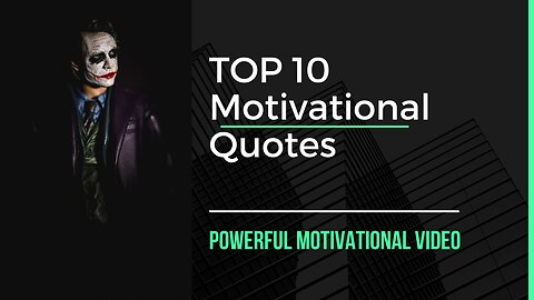 TOP 10 powerful motivational quotes || Quotes about life #quotes #rumble