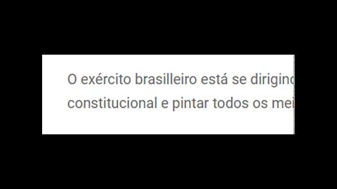 URGENTE: Exercito brasileiro se dirige ao STF. A missão é...pintar o meio fio