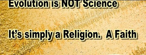 Evolution is junk science for the faithless unthinking masses
