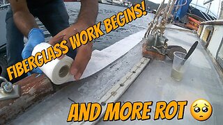 Toe Rail Repairs part 4 #boat #diy #boating #yacht #restoration #ship #deck