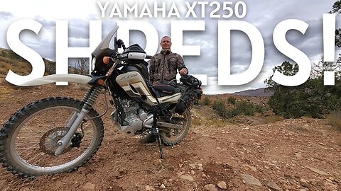 Shreds! Extreme Off Road Riding, Yamaha XT250