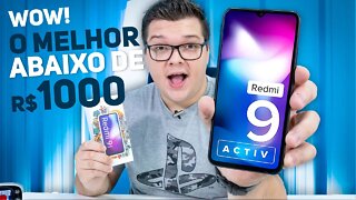 Redmi 9 ACTIV | ESSE XIAOMI TA INCRÍVEL PELO PREÇO! Unboxing e Primeiras Impressões