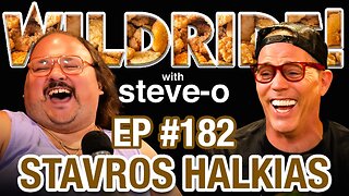 Stavros Halkias Busts Nuts and Eats Chicken - Wild Ride #182