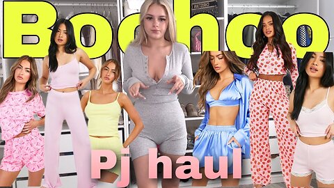 Boohoo pyjamas haul | try on