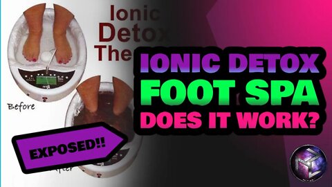 Ionic Detox Foot Spa - Does it really detox my body? Find out as I use it without feet - BUSTED!!