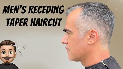EASY Men's Receding Haircut Taper Tutorial | How To Cut Receding Hair