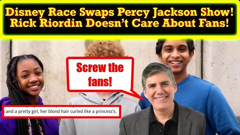 Disney Heavily Race Swaps Percy Jackson Show and Rick Riordan Is Perfectly Okay With It!