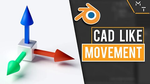 CAD Style Precision Movement In Blender 2.83 | CAD Transform Addon