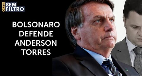 Bolsonaro comenta arquivamento de inquérito civil contra Anderson Torres | #osf
