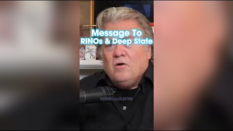 Steve Bannon: Matt Gaetz Has a Message For The Deep State RINOs - 10/4/23