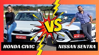 AVALIAÇÃO : NISSAN SENTRA OU HONDA CIVIC HIBRIDO ?? MELHOR TESTE JA FEITO !!