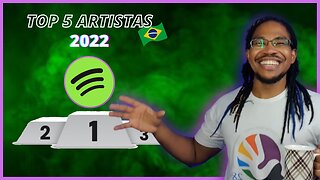 Top 5 Artistas Mais Ouvidos no Brasil no Spotify !