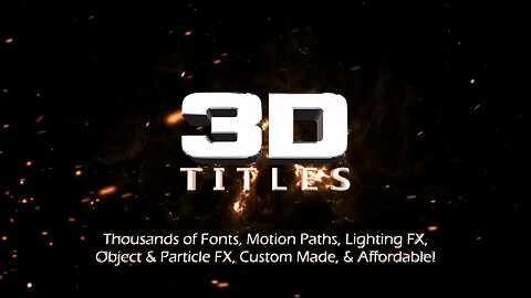 My 3D Titles Side-business