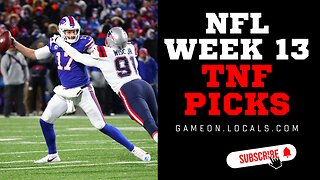 Bills at Patriots NFL Week 13 Thursday Night Football Picks on Amazon Prime Video