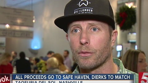 Money Raised At Safe Haven Dinner With Dierks Bentley