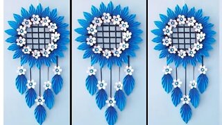 Beautiful and Easy Paper Wall Hanging / Paper Craft For Home Decoration / Unique Wall Hanging / DIY
