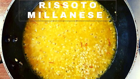 Easy Rissoto Millanese | Italian comfort food