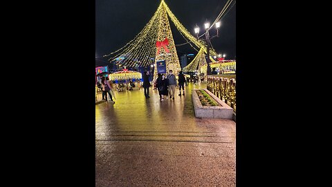 Fukuoka Xmas water display