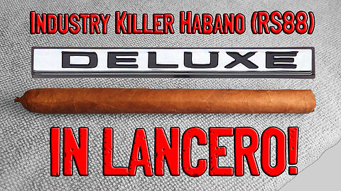 Sanj Patel Industry Killer Deluxe (RS88) Habano LANCERO!