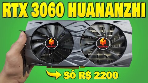 Chegou! RTX HUANANZHI 3060 12GB do Aliexpress - Unboxing e testes