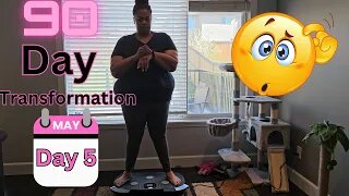 Day 5 of 90: Epic Body Transformation Journey with Rumblex Plus 4D Vibration Plate! 🔥