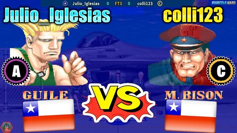 Street Fighter II': Champion Edition (Julio_Iglesias Vs. colli123) [Chile Vs. Chile]
