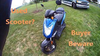 A bug bite, a motorcycle ride, and assessing a scooter for sale