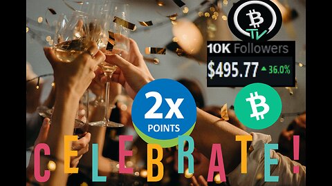 $500 #BitcoinCash & 10K X Follower Celebration! 2X the prizes 4X for Subs