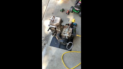 I fixed a snowblower engine
