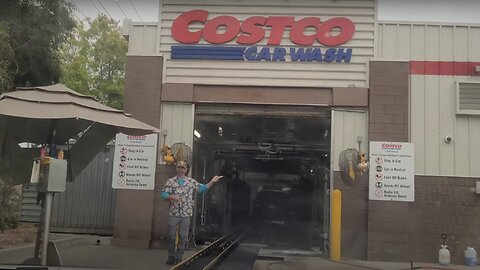 Trying out Costco Wholesale $8 car wash!