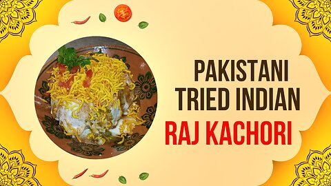 Raj kachori | Indian Street Food | Pakistani tried for the ever Time | Bombay chowpatty | Faisalabad